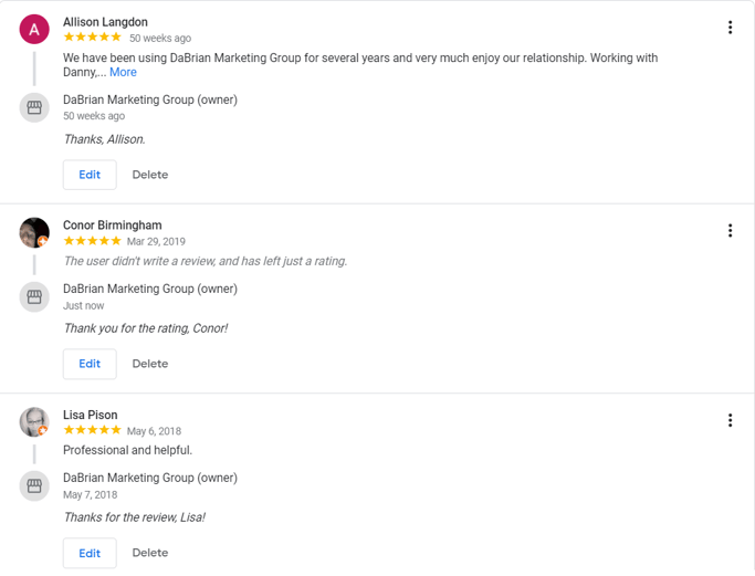 Good reviews