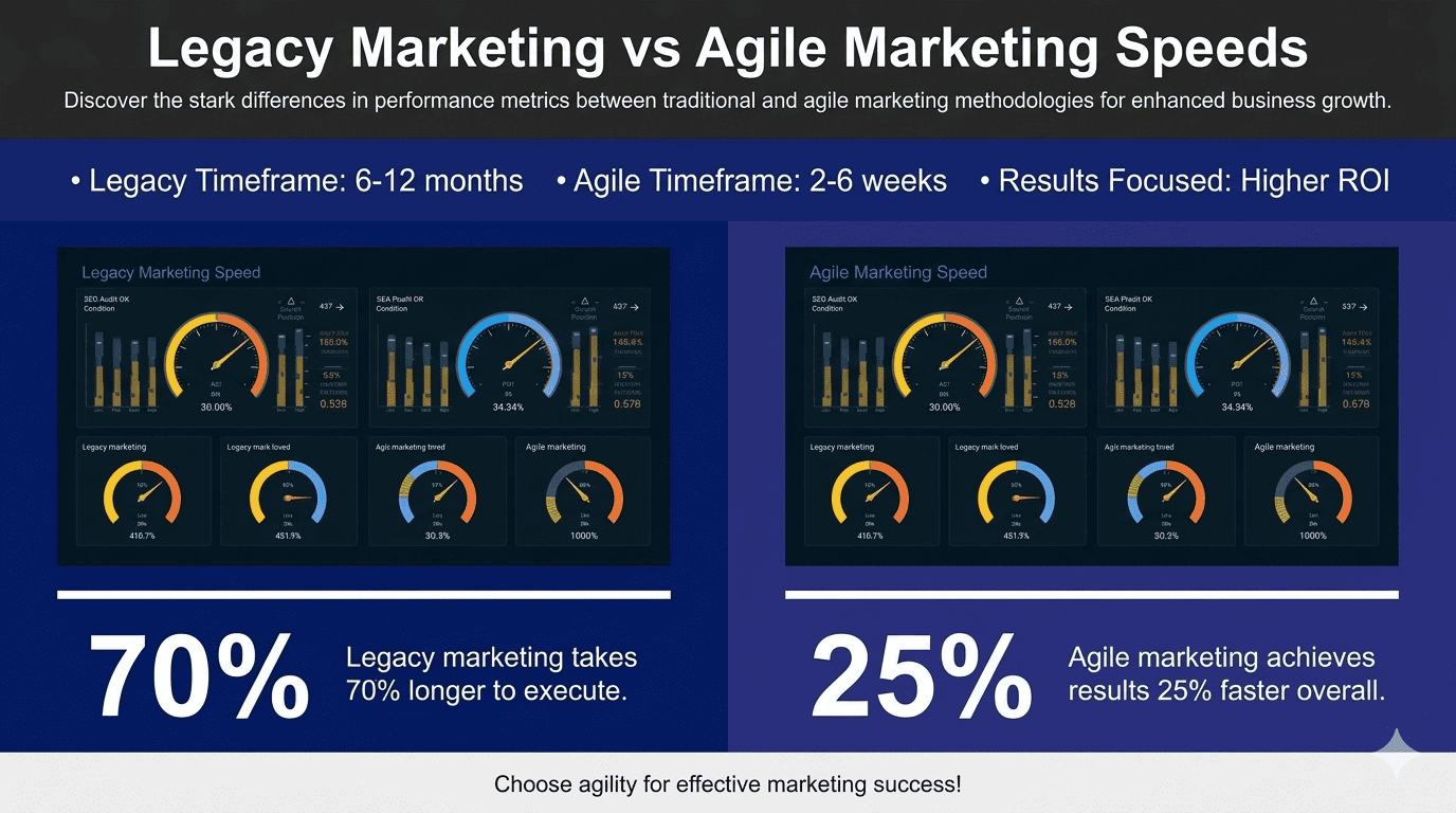 Legacy marketing vs Agile Marketing