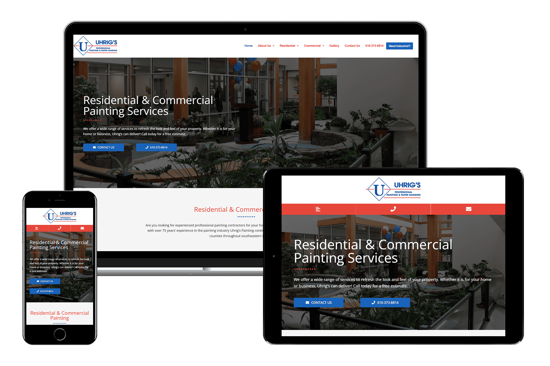 Uhrig Painting - B2C Website