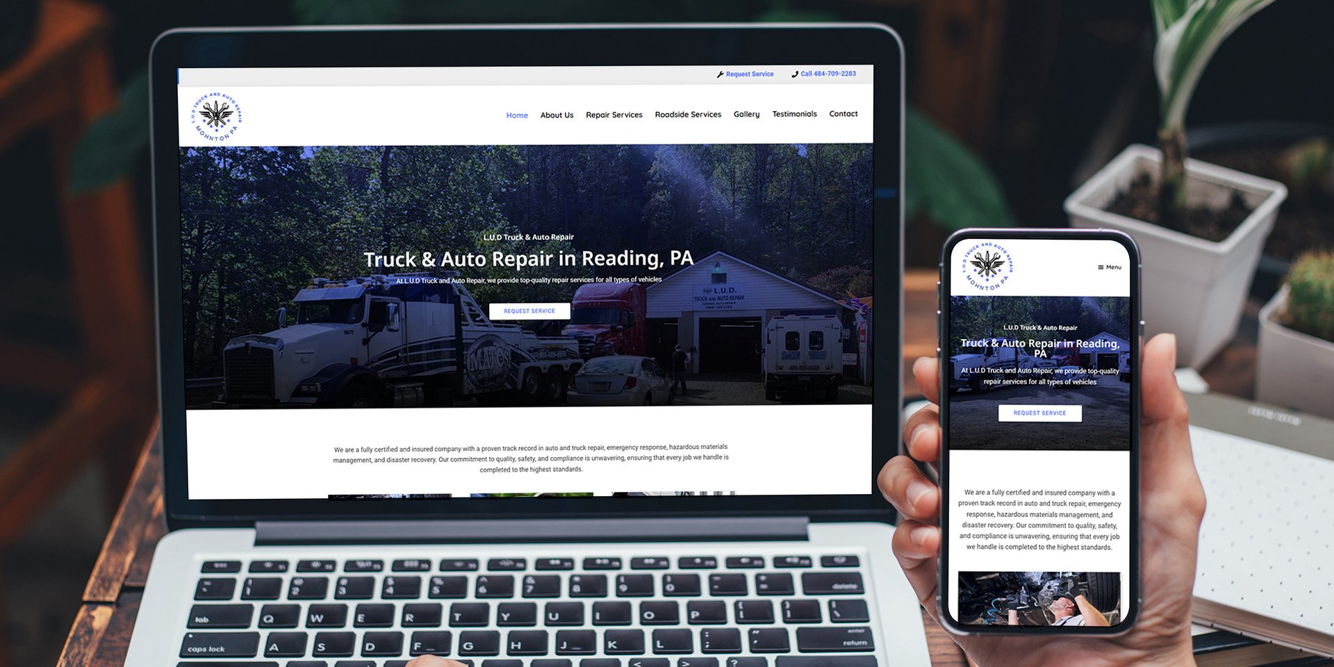 New Website for L.U.D Truck and Auto Repair